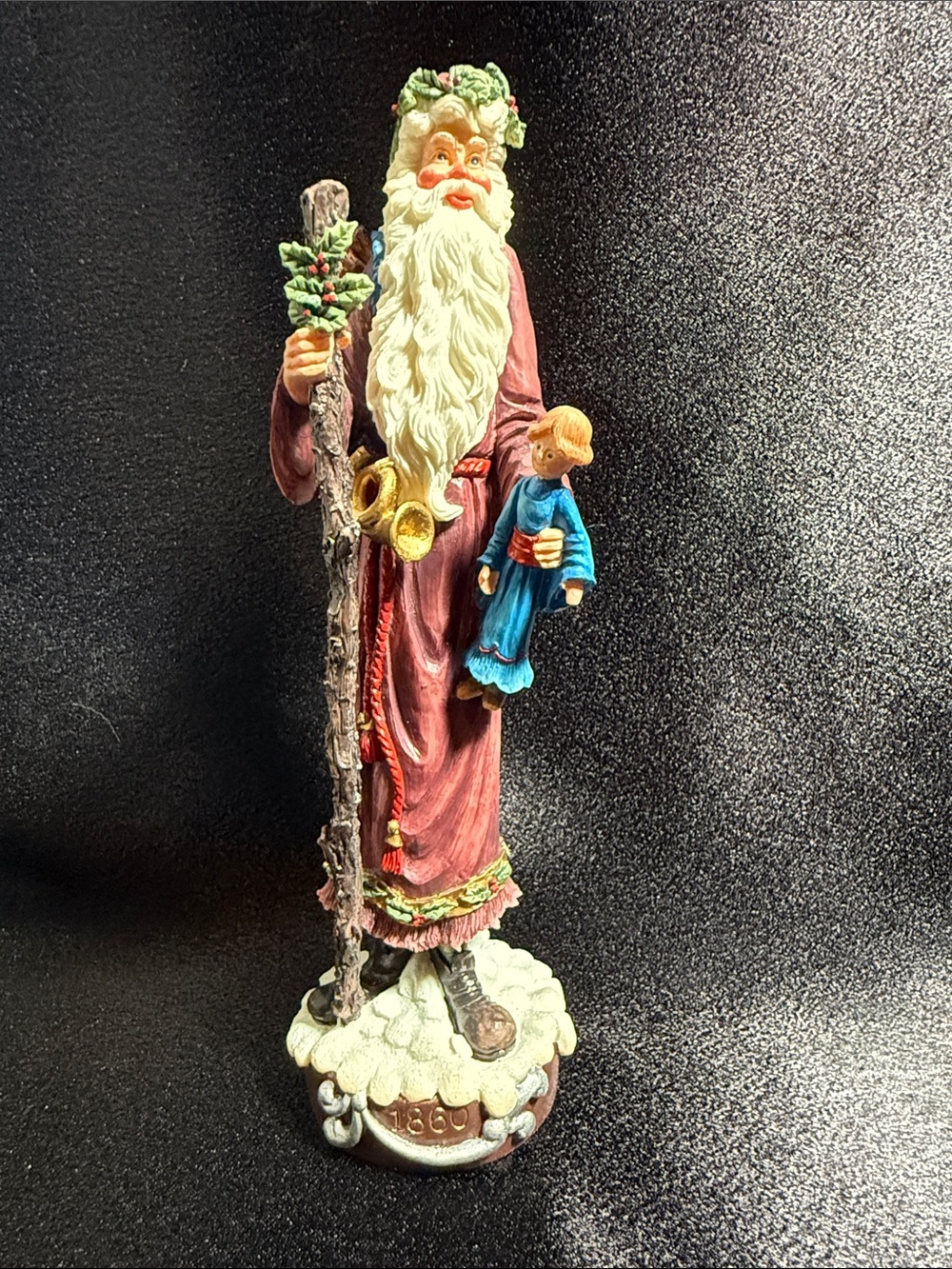 Santa’s through the Decades 1860 Pencil Santa